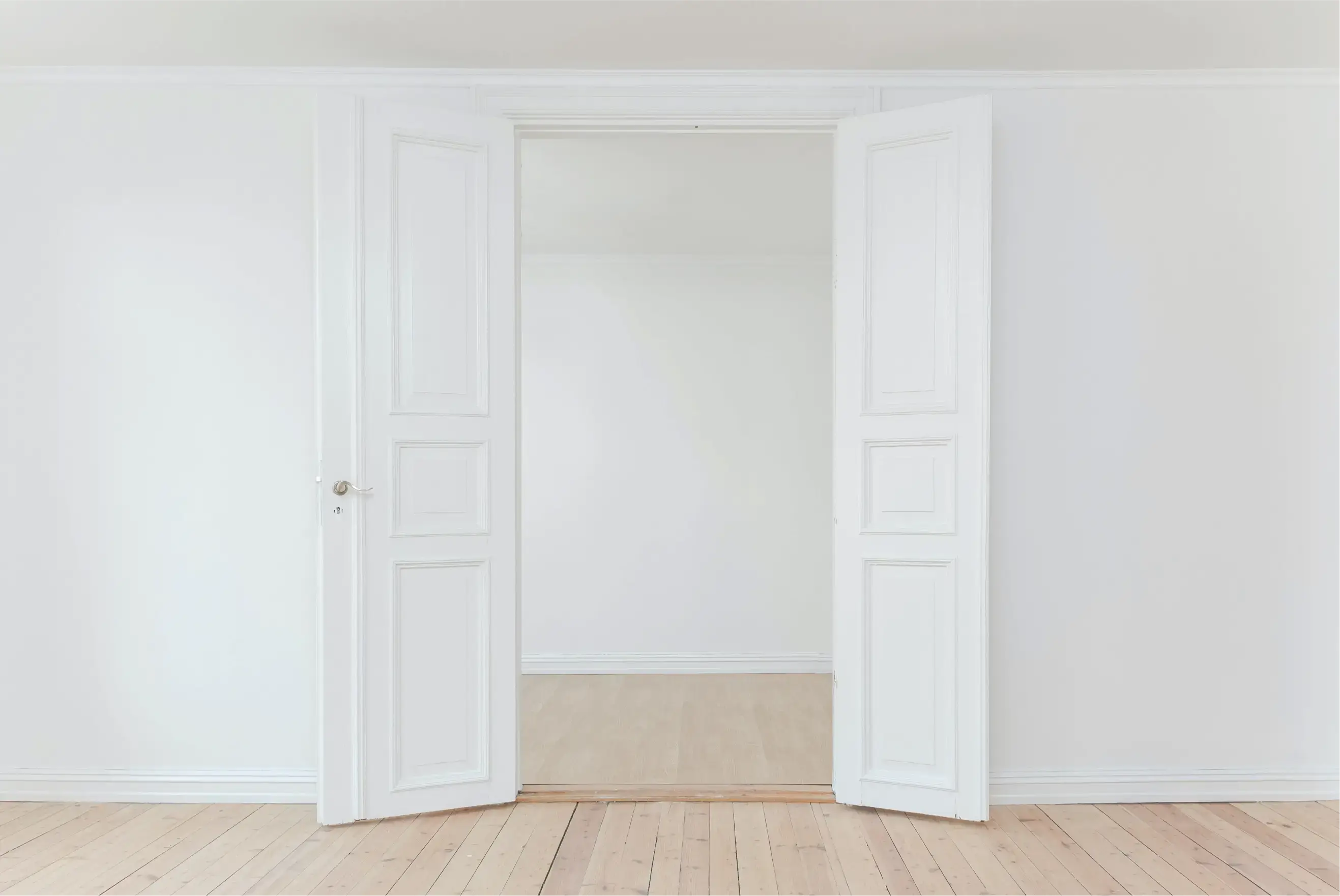 Photo of a house from inside